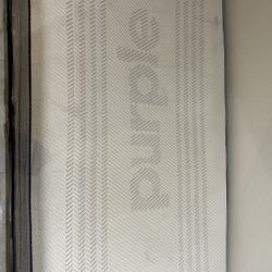 Purple Mattress With Box Spring And Frame 