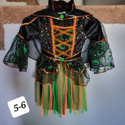 Witch Dress Costume For Girls 
