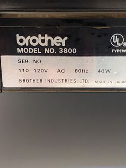 Brother electric typewriter