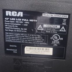 RCA 42" LED LCD FULL HDTV