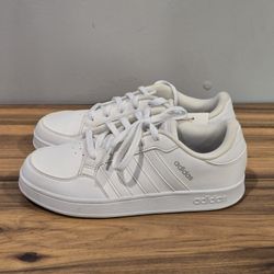 Adidas White Classic Low-Top Sneaker