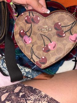 Coach heart purse