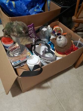 Huge Box Of Household Items