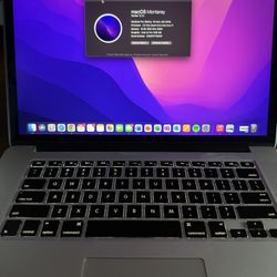 MacBook Pro 15" Retina (Mid-2015) – i7, 16GB RAM, Radeon Graphics – Charger Included