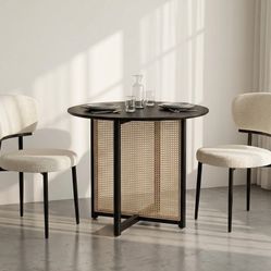 Brand New Rattan Table And 2Chairs 