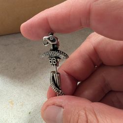 Balenciaga Goth Snake Earing 