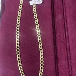 Gold  Solid Necklace