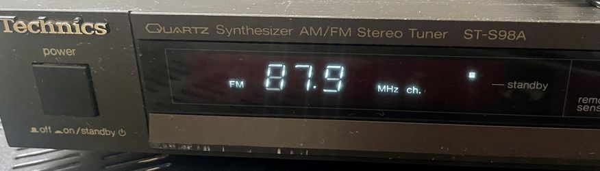 Technics St-s98a Quartz Synthesizer Am/fm Stereo Tuner