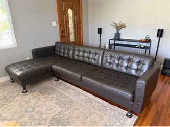 IKEA Morabo Leather Couch