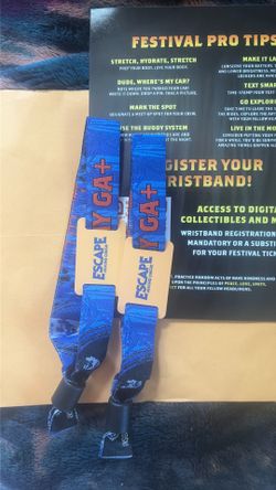 escape halloween wristbands