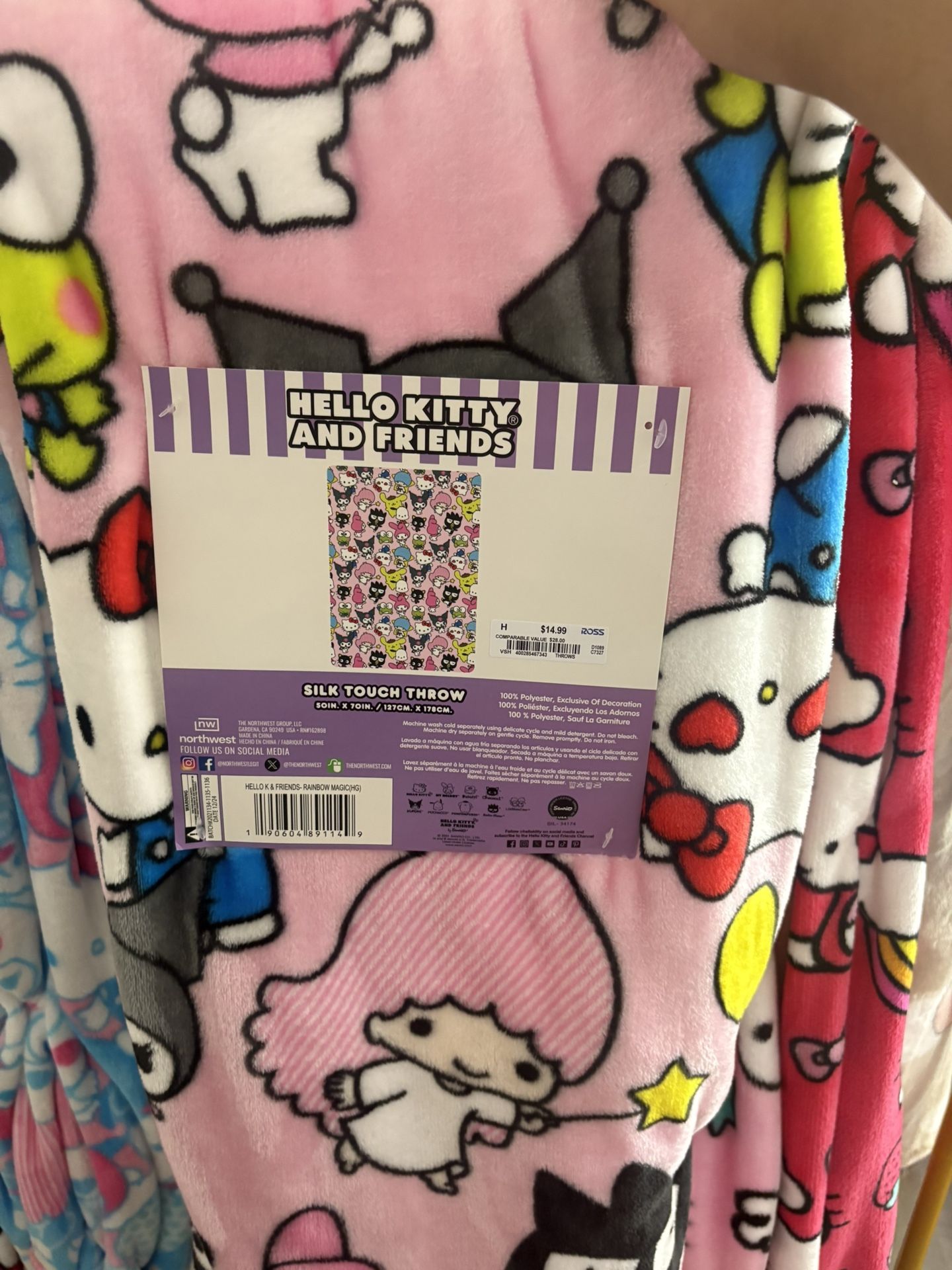 Hello Kitty And Friends Blanket 