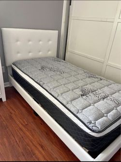 Twin Bed Frame With Mattress