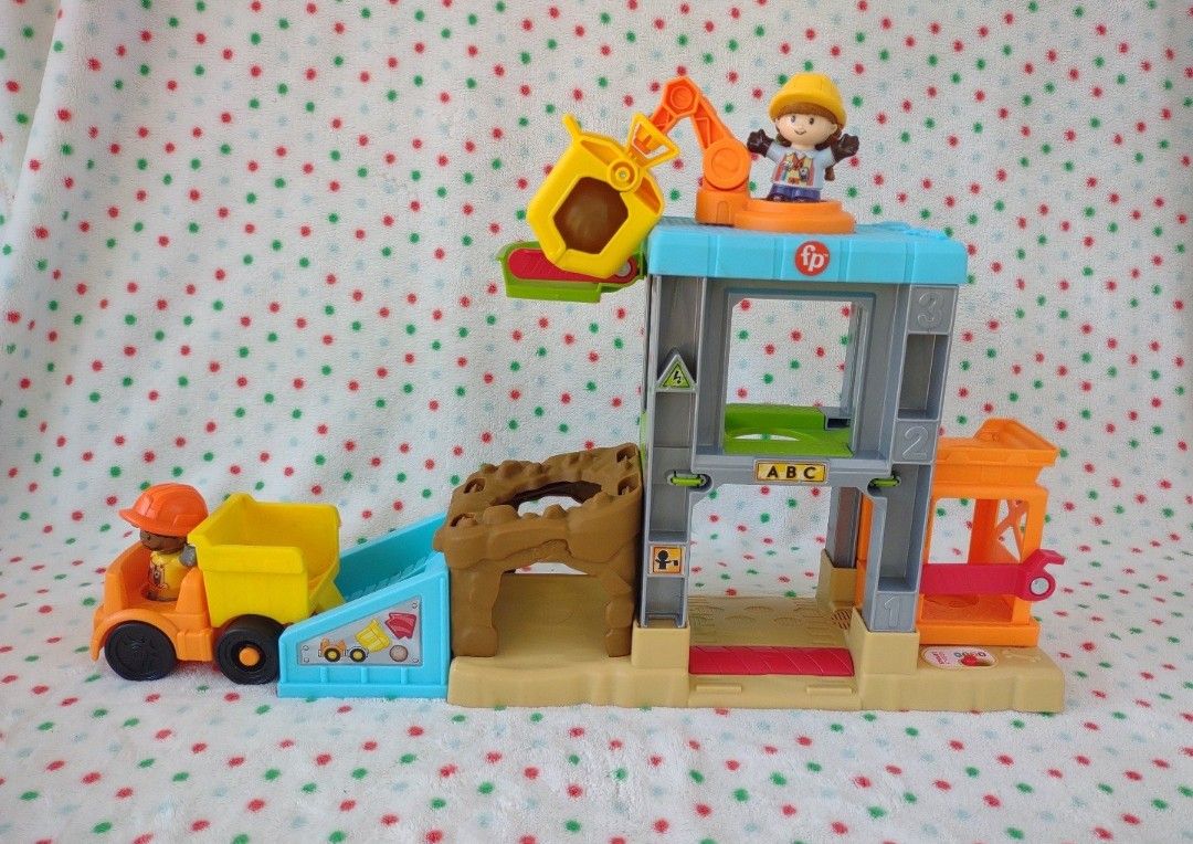 Fisher-Price Little People Toddler Learning Toy Load Up ‘n Learn Construction