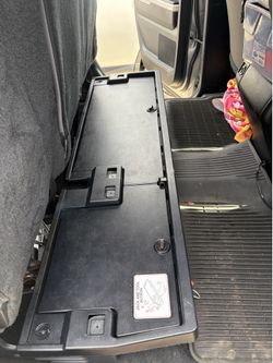Tundra rear bench storage