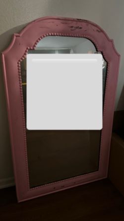 FREE Pink Painted Mirror