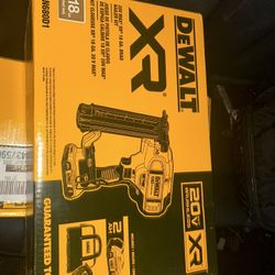 Dewalt Nail Gun 20v 18 Gauge NEW