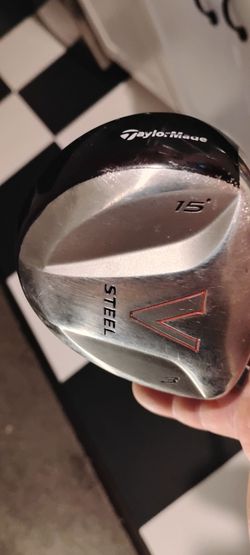 Lady's Taylormade V Steel 3,5,7 fairway woods L Flex.