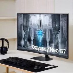 43" Odyssey Neo G7 4K UHD 144Hz 1ms VESA Display HDR600 Smart Gaming Monitor