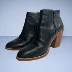 LOEFFLER RANDALL Womens Black Leather Sz 9.5  Ella Bootie MSRP $395