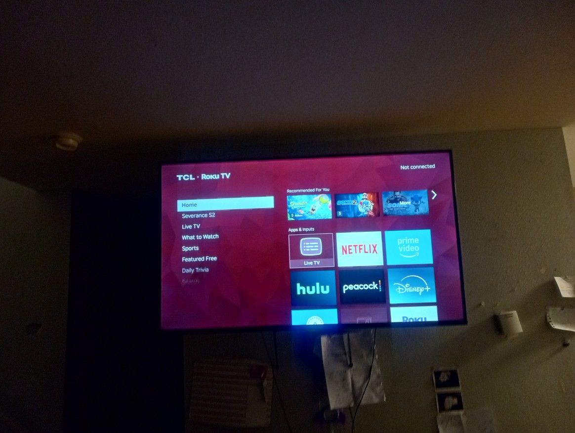 55in Tcl Onn Roku 