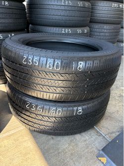 235/60r18 Two Tires In Great Shape - Call Aarons Tires