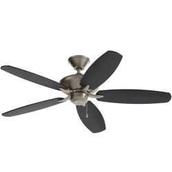 52 Inch Ceiling Fan Brushed Nickel