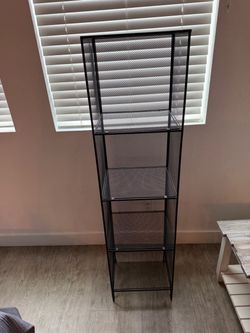 Black Metal Mesh 4-Tier Storage Shelf $30 OBO