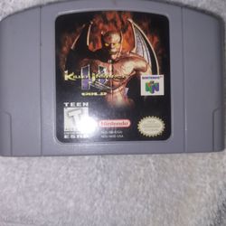 Killer Instinct Gold Nintendo 64 Cartridge