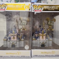 Funko Disney World 50 Gold : Cinderella Castle #26
