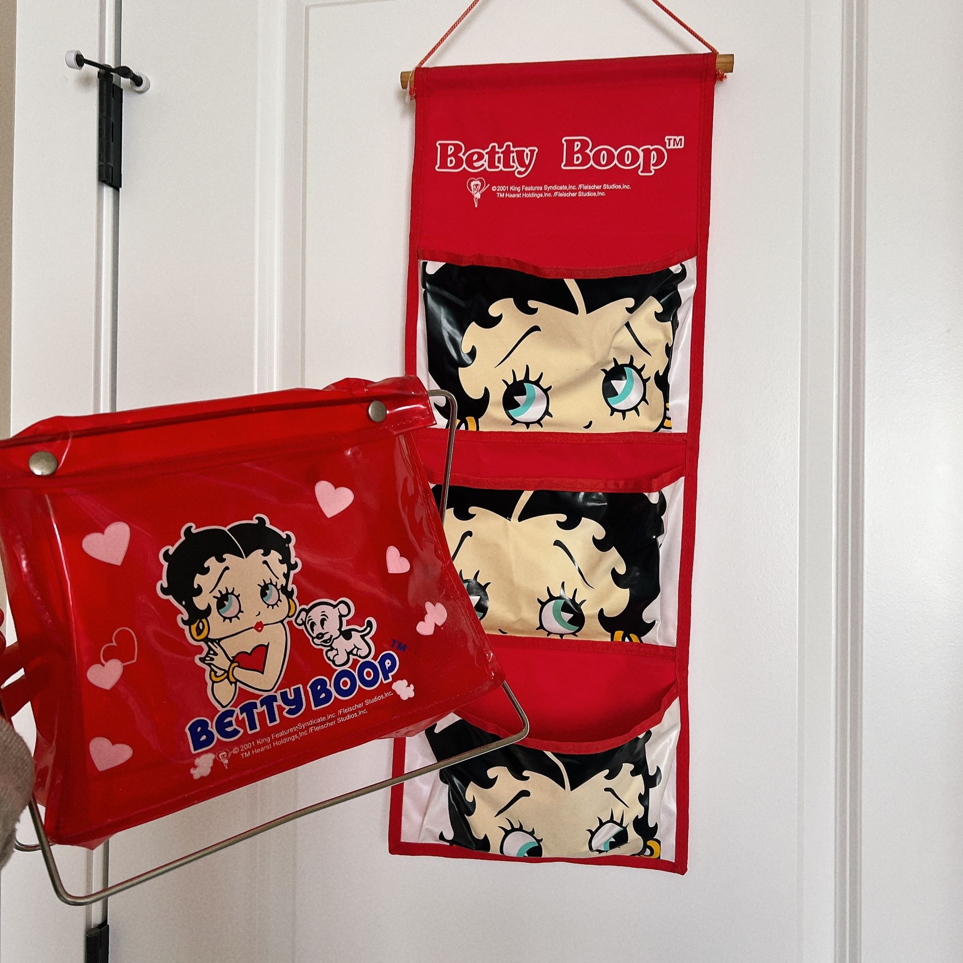 Vintage 2001 Betty Boop Magazine Rack Organizer