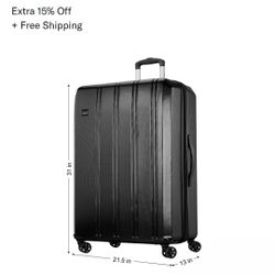 Brand new Samsonite Carbon X Large Spinner Suitcase in carbon black