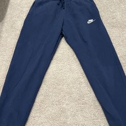 Blue Nike Sweatpants
