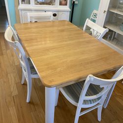 Kitchen Table With Vintage Chairs