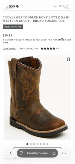 Cody James kids boot