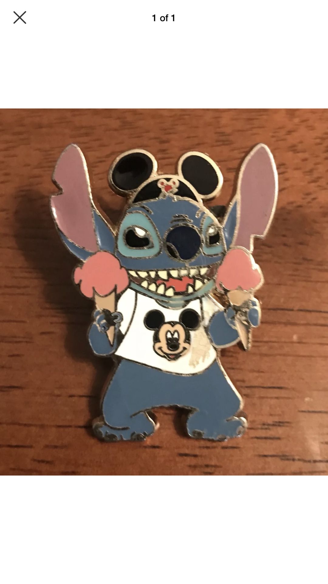 Disney Stitch Mickey Mouse Ears Lilo & Stitch Pin