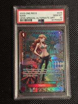 One Piece Nami Sp Op-05 Psa 10 