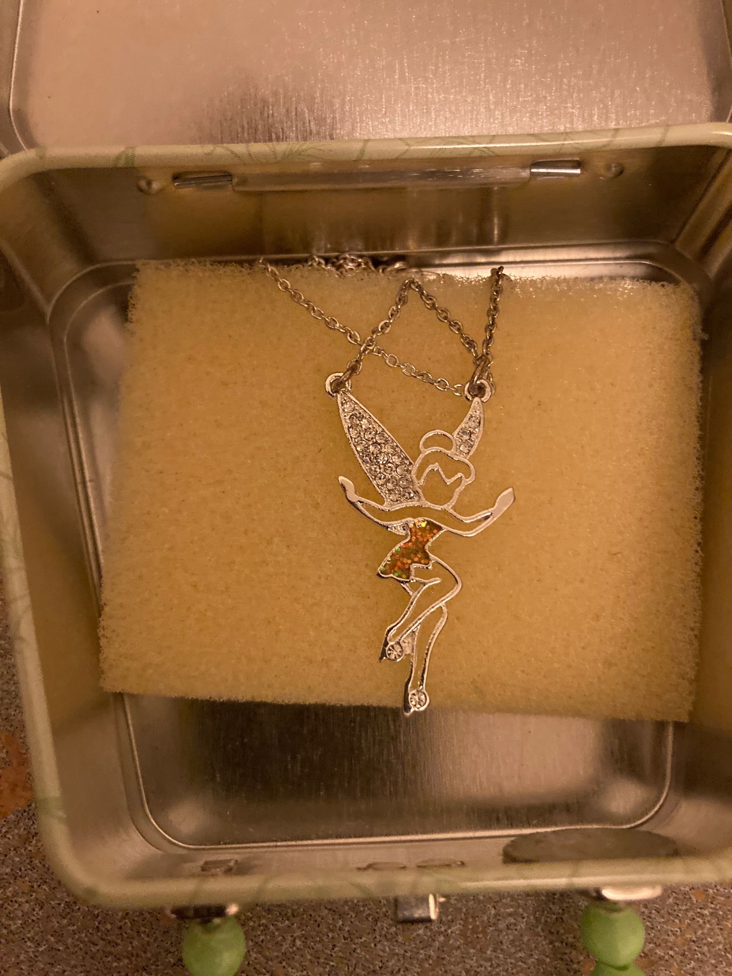 Walt Disney’s TINKER BELL charm necklace