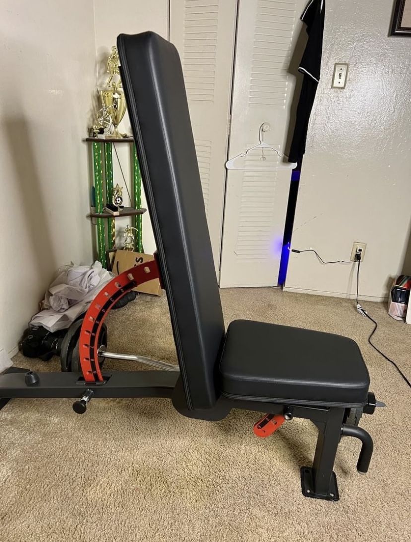 Adjustable Bench Press (Weights Not included)
