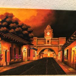 Beautiful Hand Painted “Guatemala Antigua” Painting