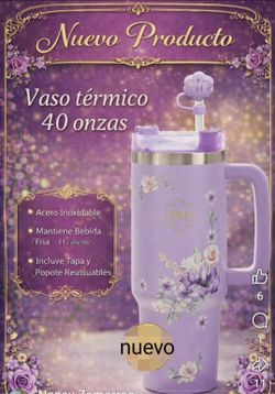 Hermoso vaso morado 💜