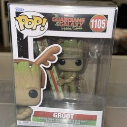 Funko Pop! Marvel Guardians Of The Galaxy Holiday Special Groot #1105