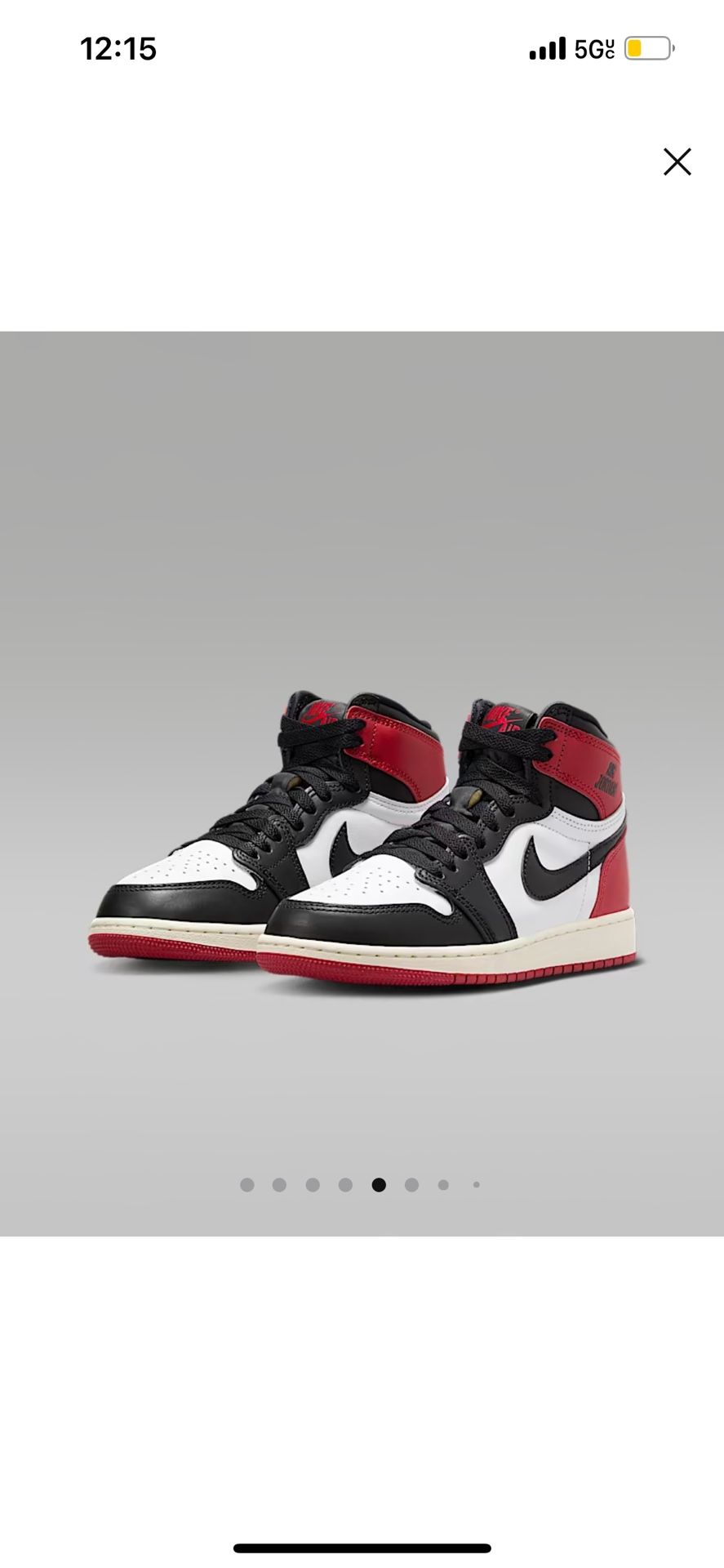 Black Toe Jordan’s 