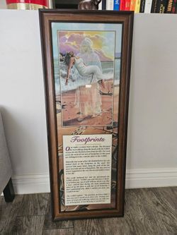 Footprints  wall decor.