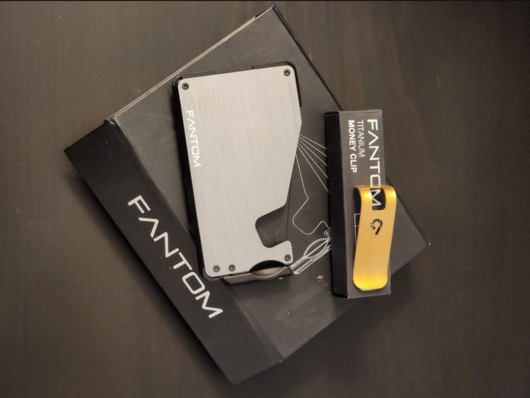 Fantom Wallet with Titanum Money Clip Jewelry & Accessories