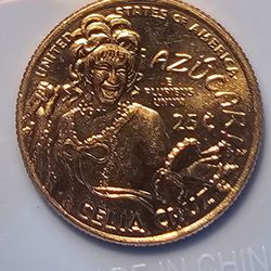 USA 1/4 Dollar, CELIA CRUZ MS 66 A Great Coin For Your Collection!!!