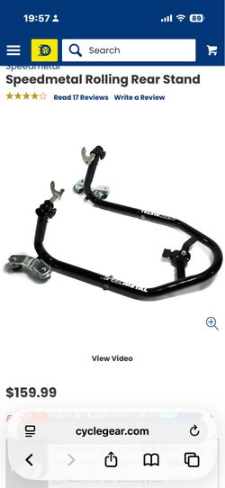 Motorcycle stand cycle gear