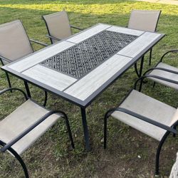 Patio Table Set