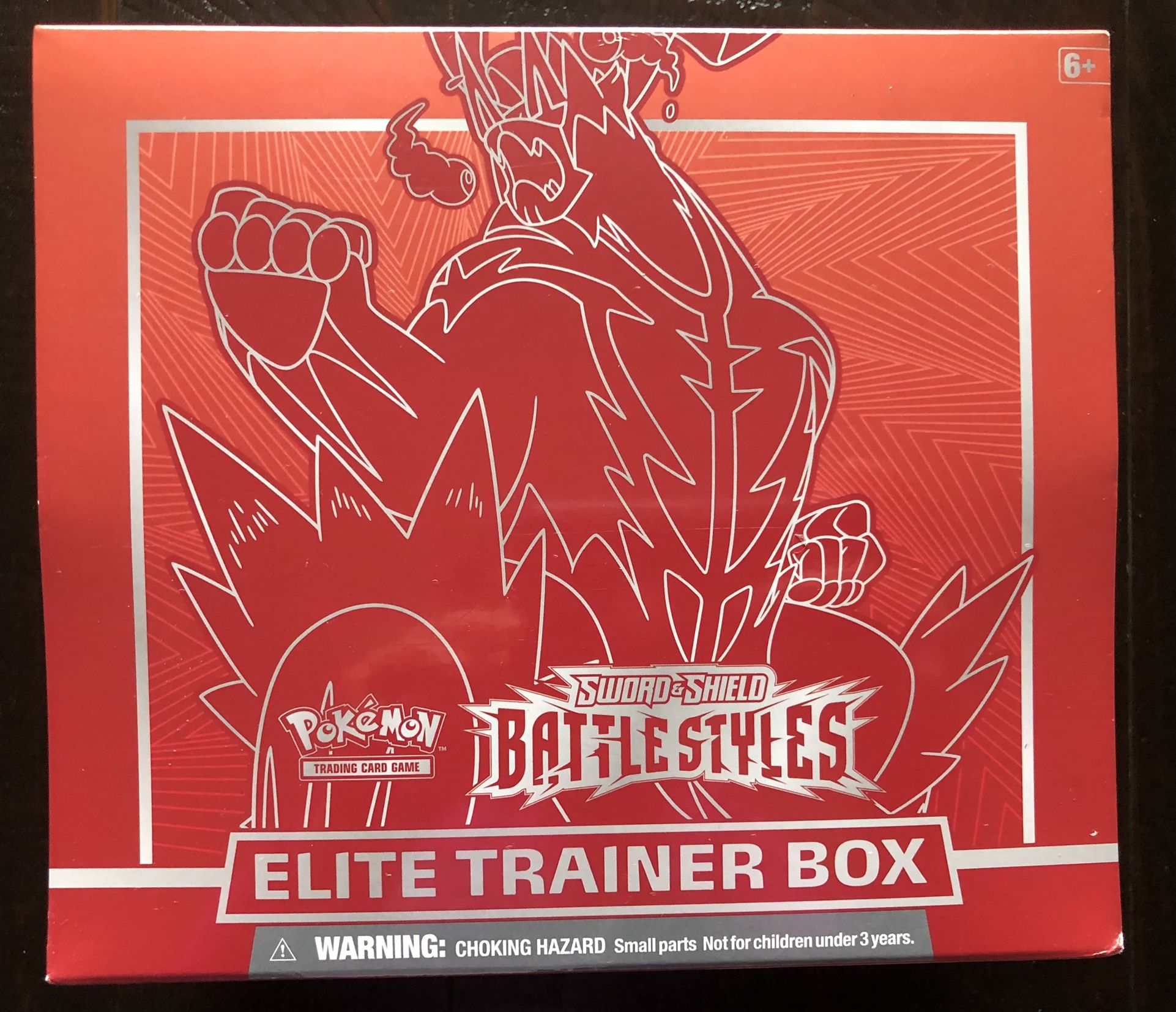 Pokemon Sword & Shield Battle Styles Elite Trainer Box RED