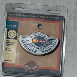 The Harley-Davidson 100th Anniversary Large Multi-Fit Medallion