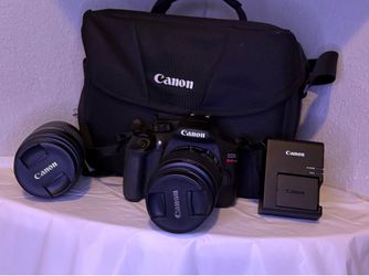 Canon Rebel T6 Digital Camera Starter Kit - Two Lenses (18-55mm, 75-300mm) + Case